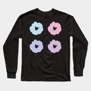 Pastel scrunchie set Long Sleeve T-Shirt